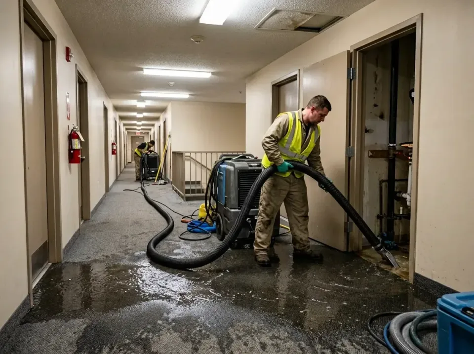 multi-unit-apartment-hallway-f-005 — frequently asked questions, Emergency Burst Pipe Water Extraction & Removal in Garden R…